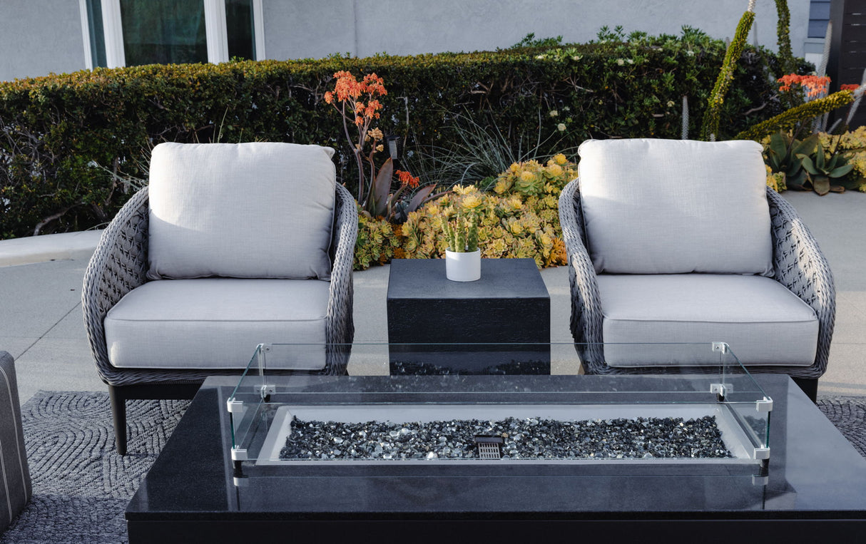 Marbella - Club Chair, With Self Welt - Echo Ash / Gray