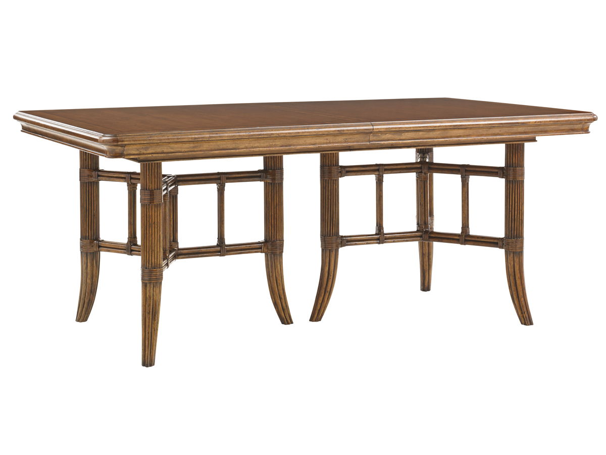 Bali Hai - Fisher Island Rectangular Dining Table - Dark Brown