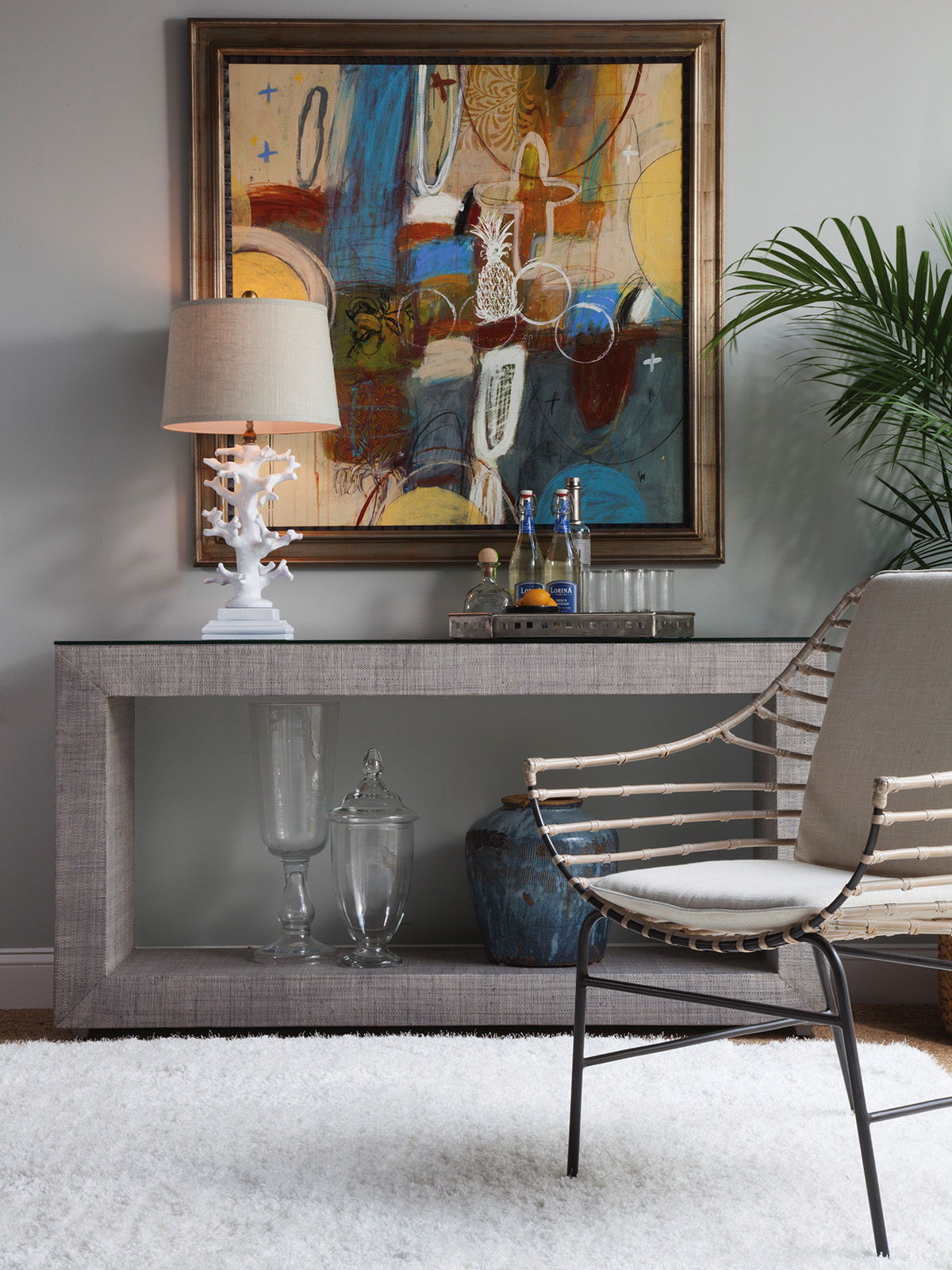 Signature Designs - Precept Console - Gray