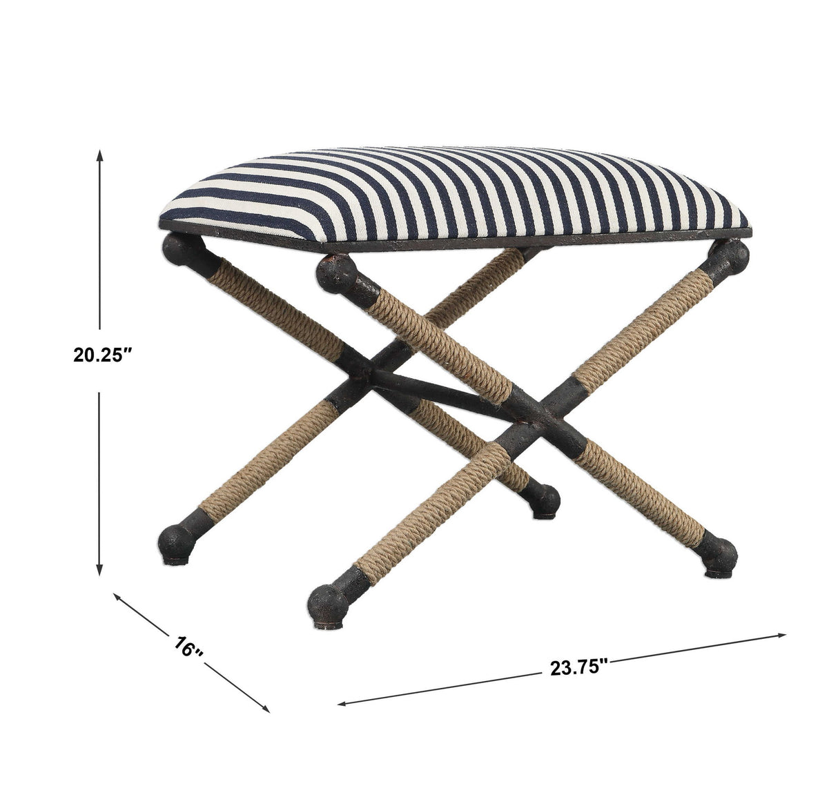 Braddock - Small Bench - Black