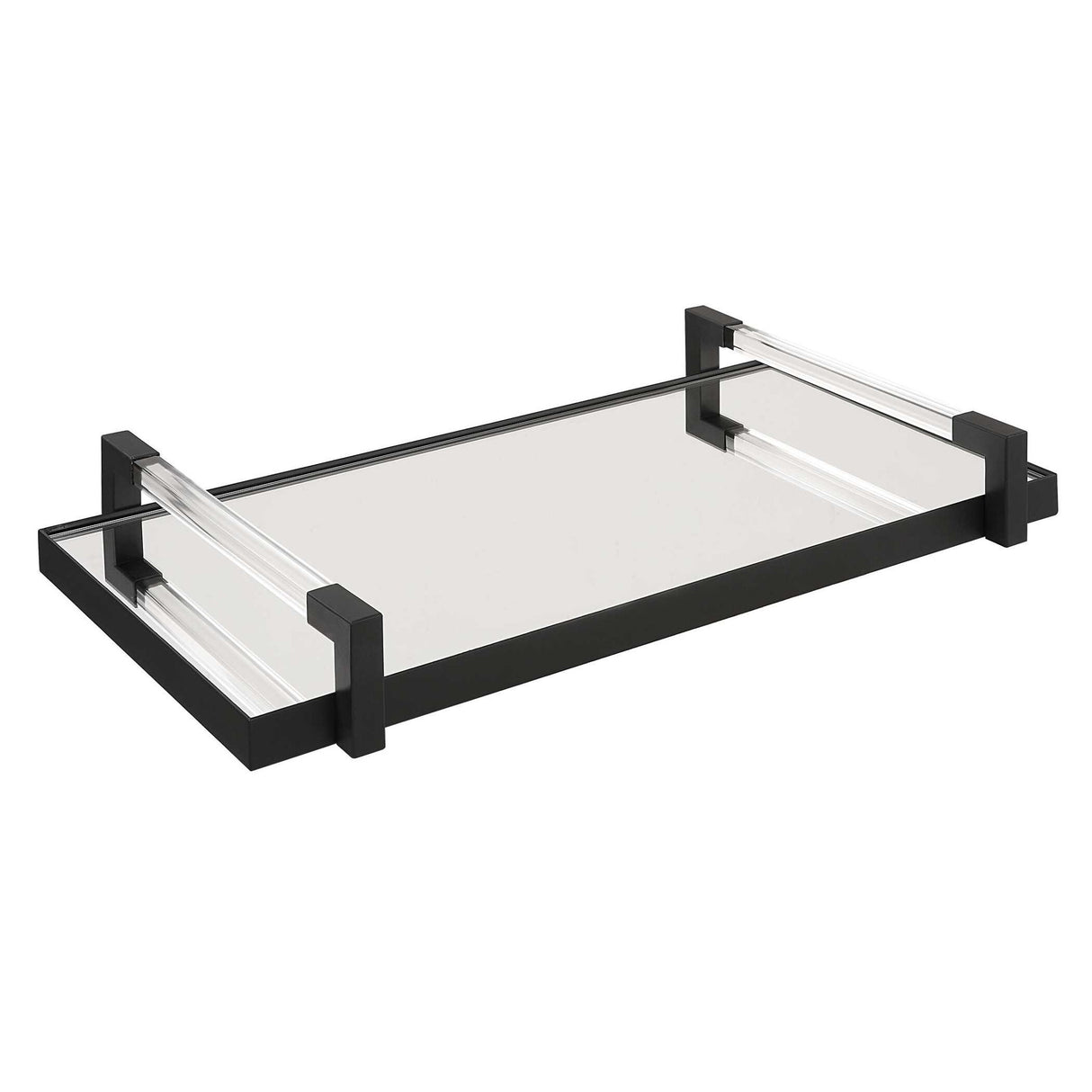 Deki - Mirrored Tray - Black