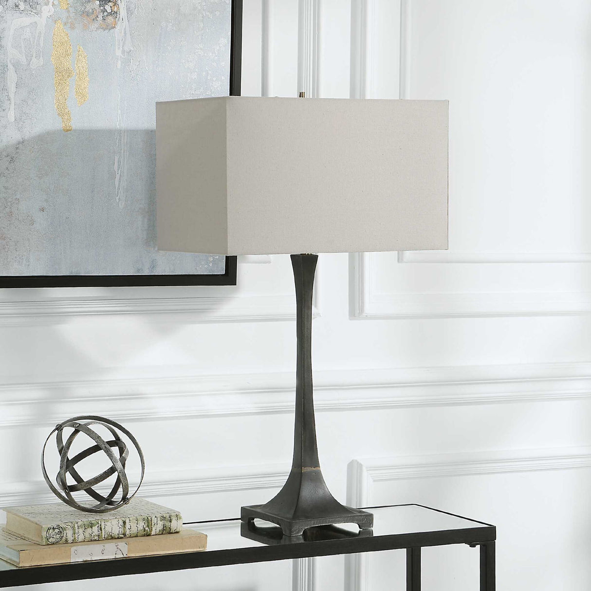 Reydan - Table Lamp - Brown, Dark