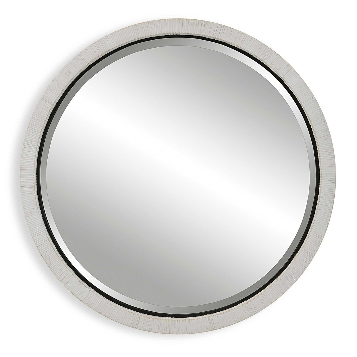 Granada - Round Mirror - White