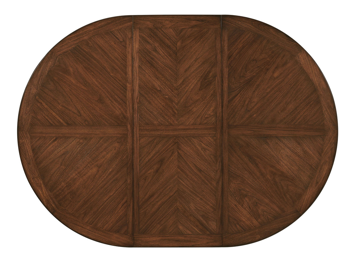 Silverado - Palo Alto Round Dining Table - Dark Brown