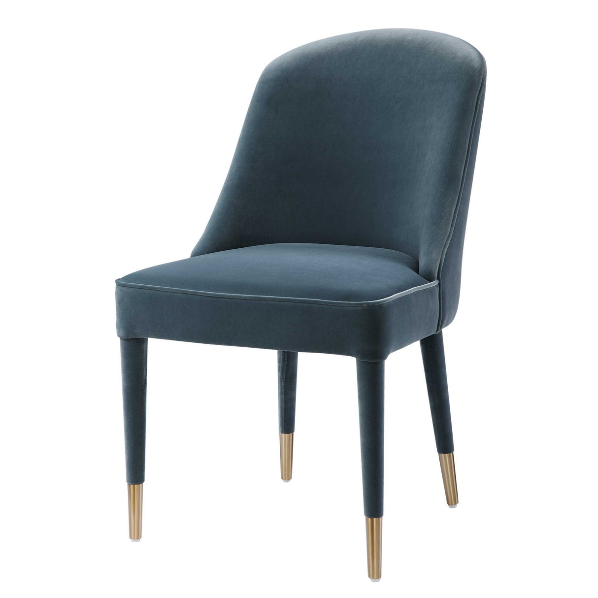 Brie - Armless Chair, Set Of 2 - Blue