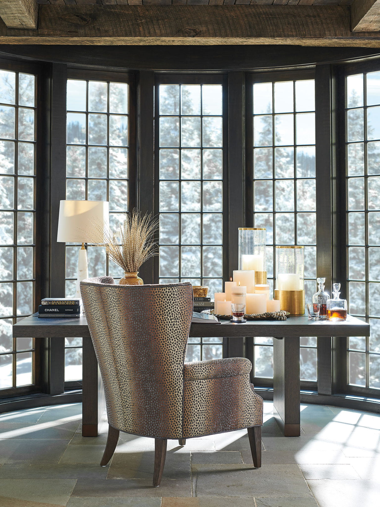 Park City - Ironwood Rectangular Dining Table - Dark Brown