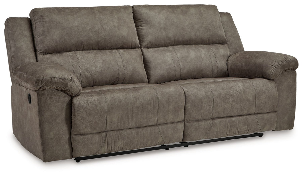 Laresview - 2 Seat Reclining Sofa - Fossil
