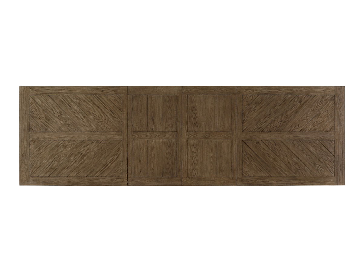 Cypress Point - Pierpoint Double Pedestal Dining Table - Dark Brown