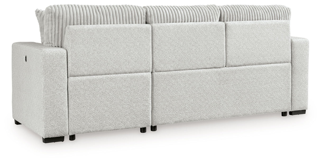 Wohlen - 2-Piece Sectional With Pop Up Sleeper And LAF Corner Chaise - Alloy