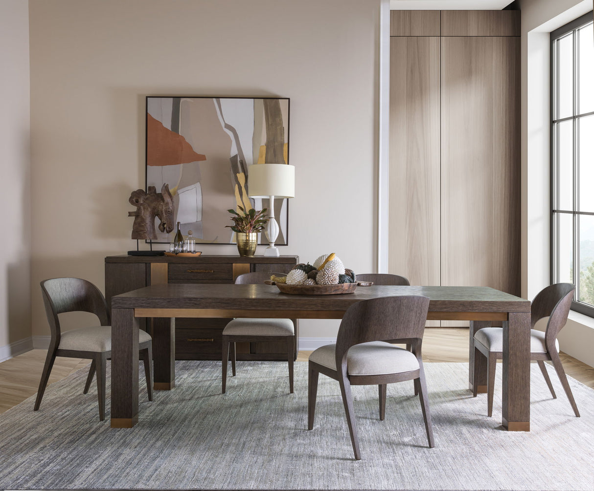 Andare - Rectangular Dining Table - Dark Brown