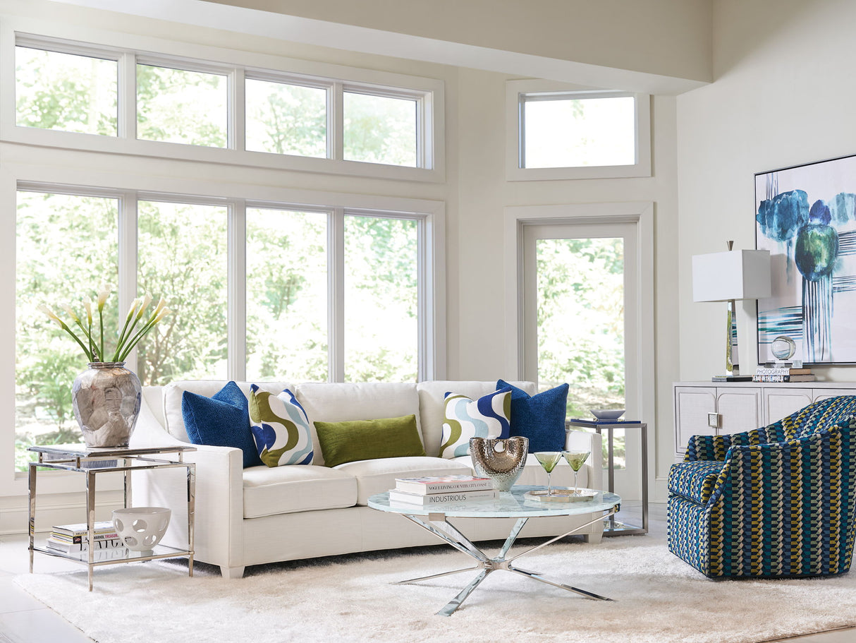 Ariana - Valenza Curved Sofa - White