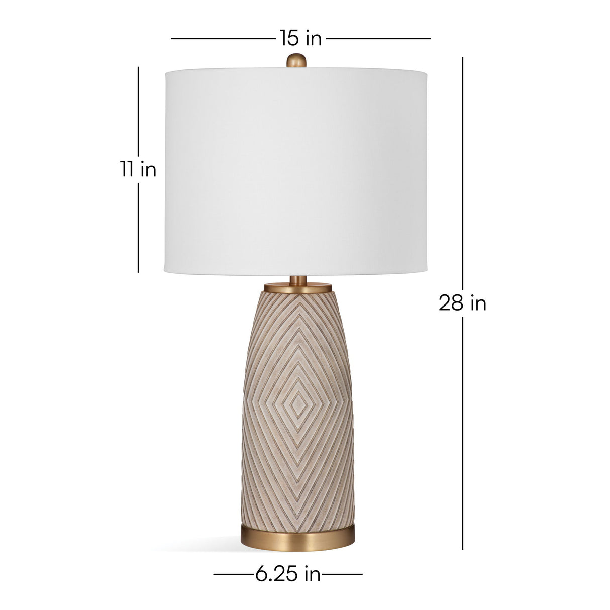 Becky - Table Lamp - Light Brown
