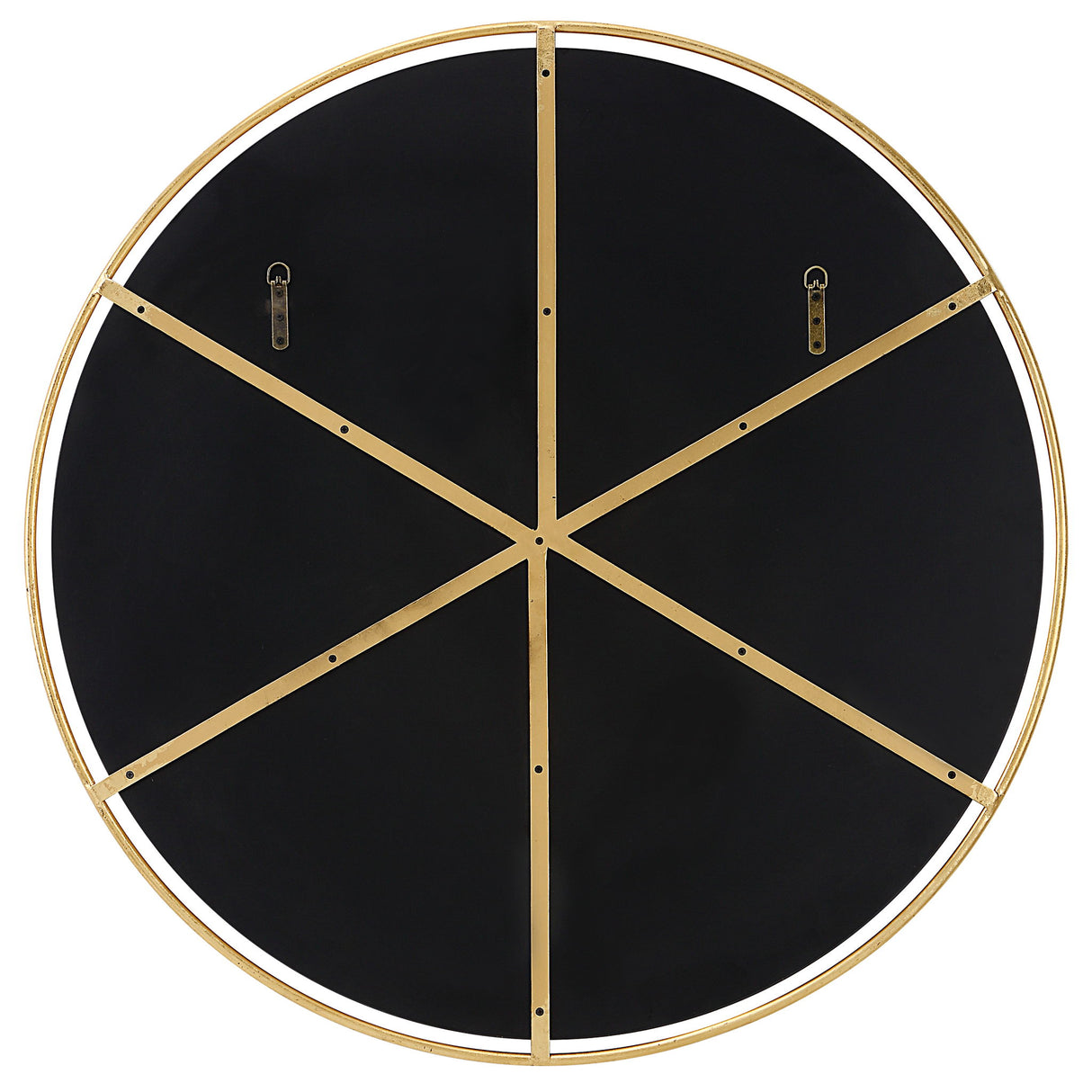Canillo - Round Mirror - Gold