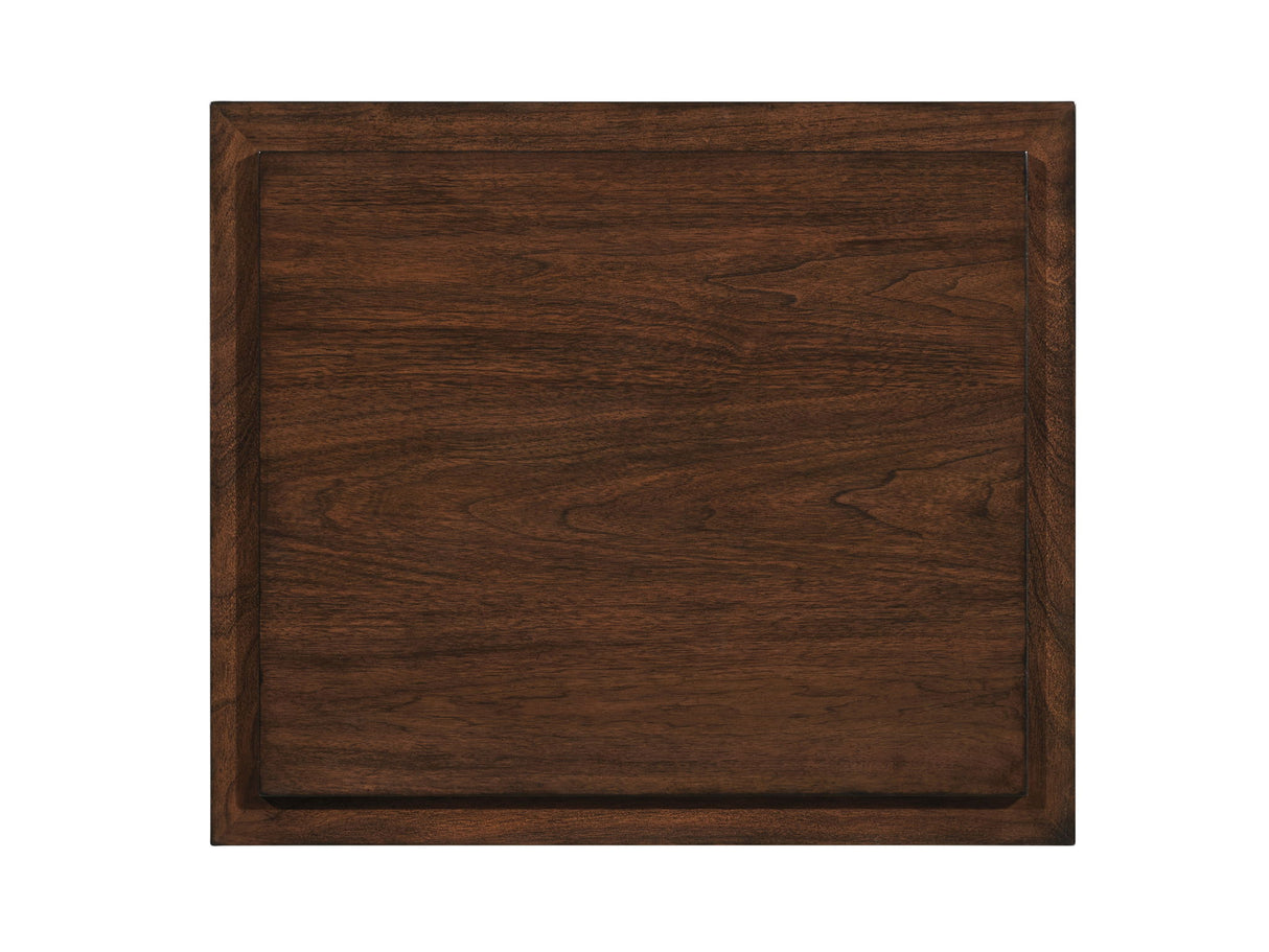 Silverado - Alvarado Rectangular End Table - Dark Brown
