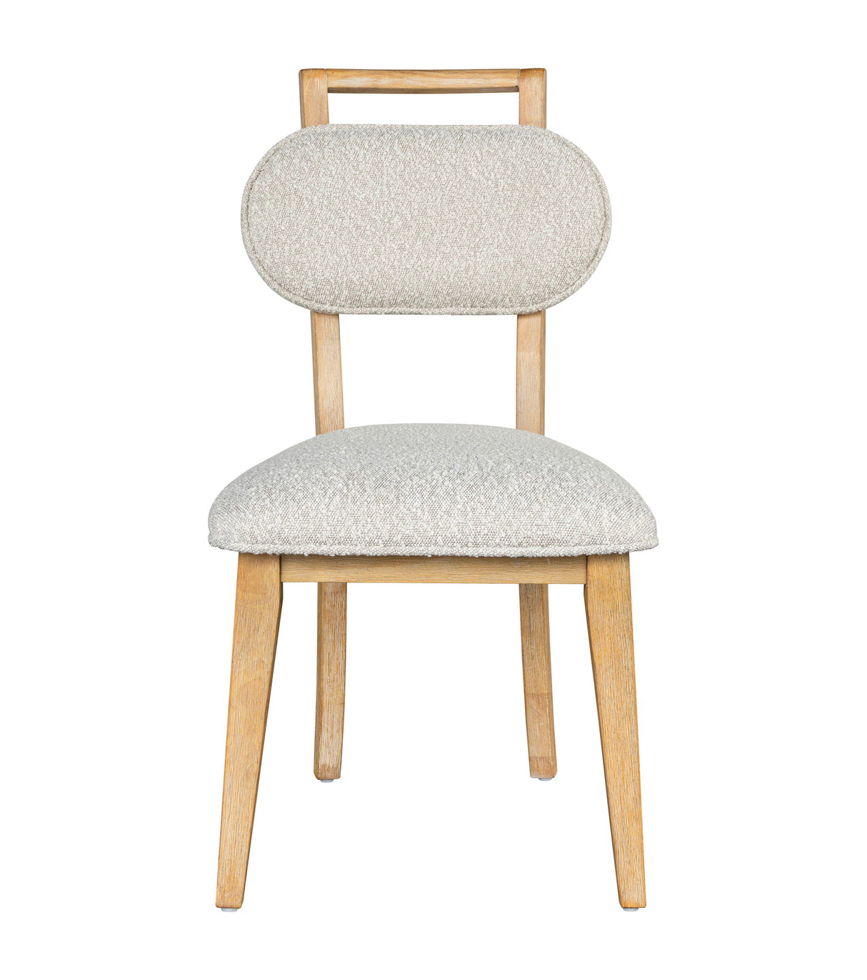 Ryder - Dining Chair - Chestnut Elm / Ant Brass / Tauple Boucle