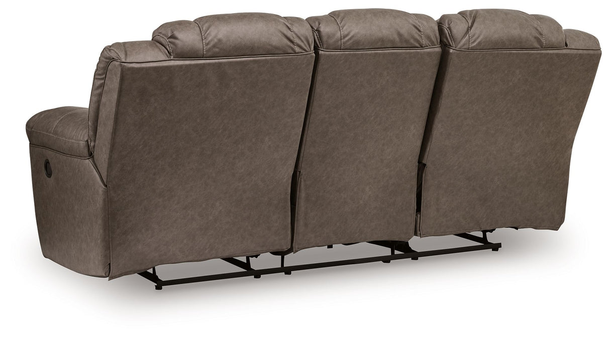 Lowilla - Reclining Sofa - Driftwood