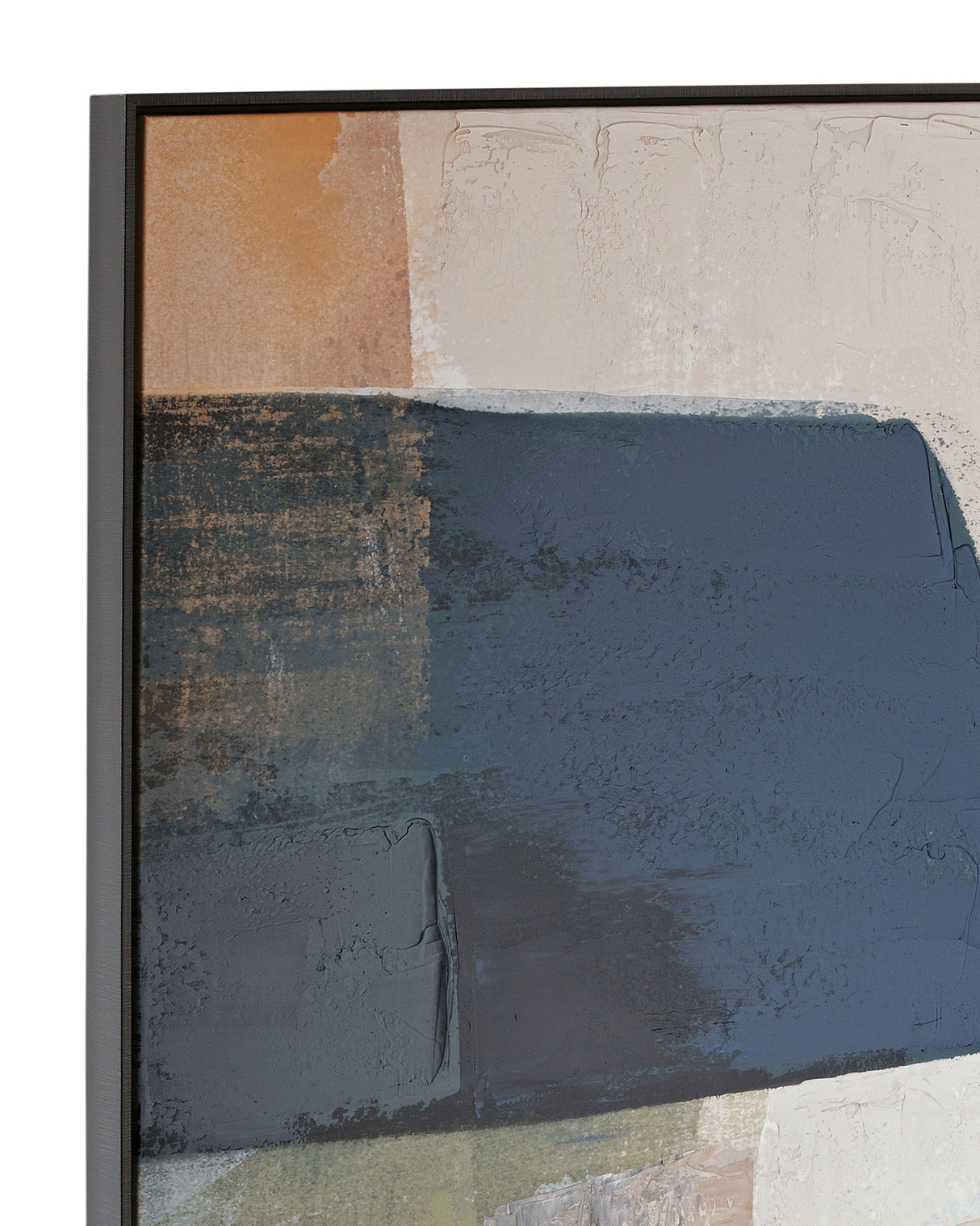 Kasia Framed Canvas - Gray / Beige