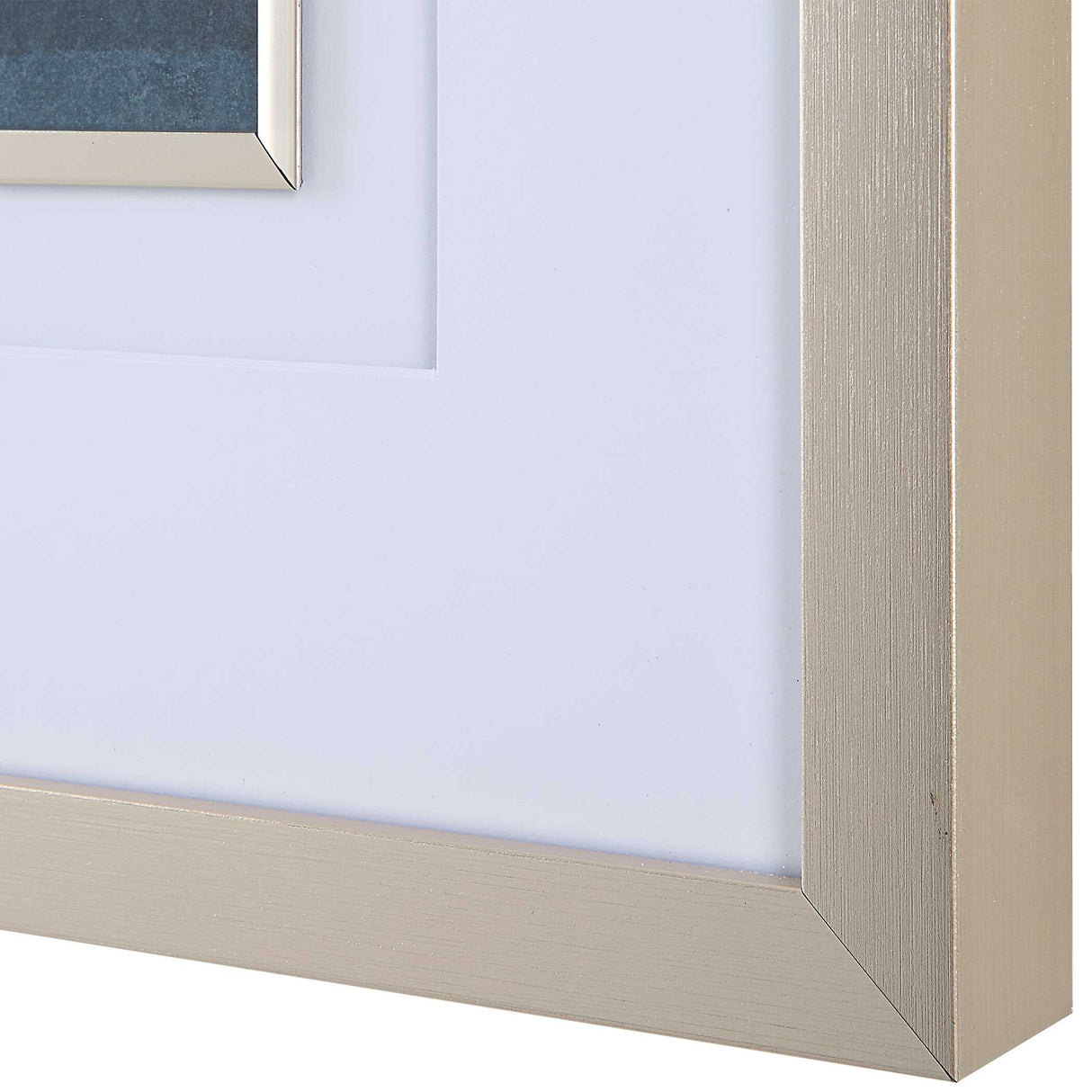 Rising Blue - Abstract Framed Prints (Set of 2)