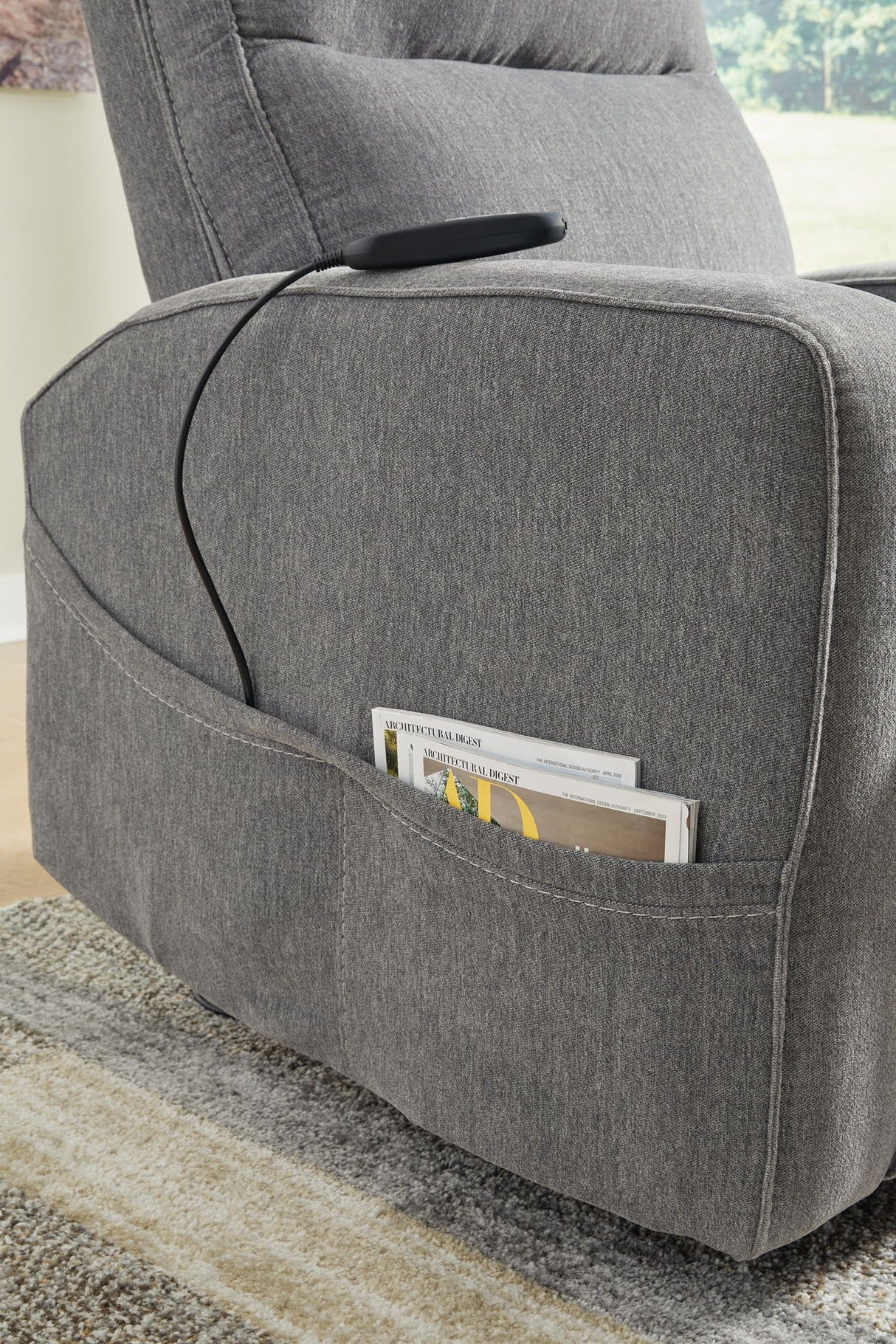 Starganza - Power Lift Recliner - Gray