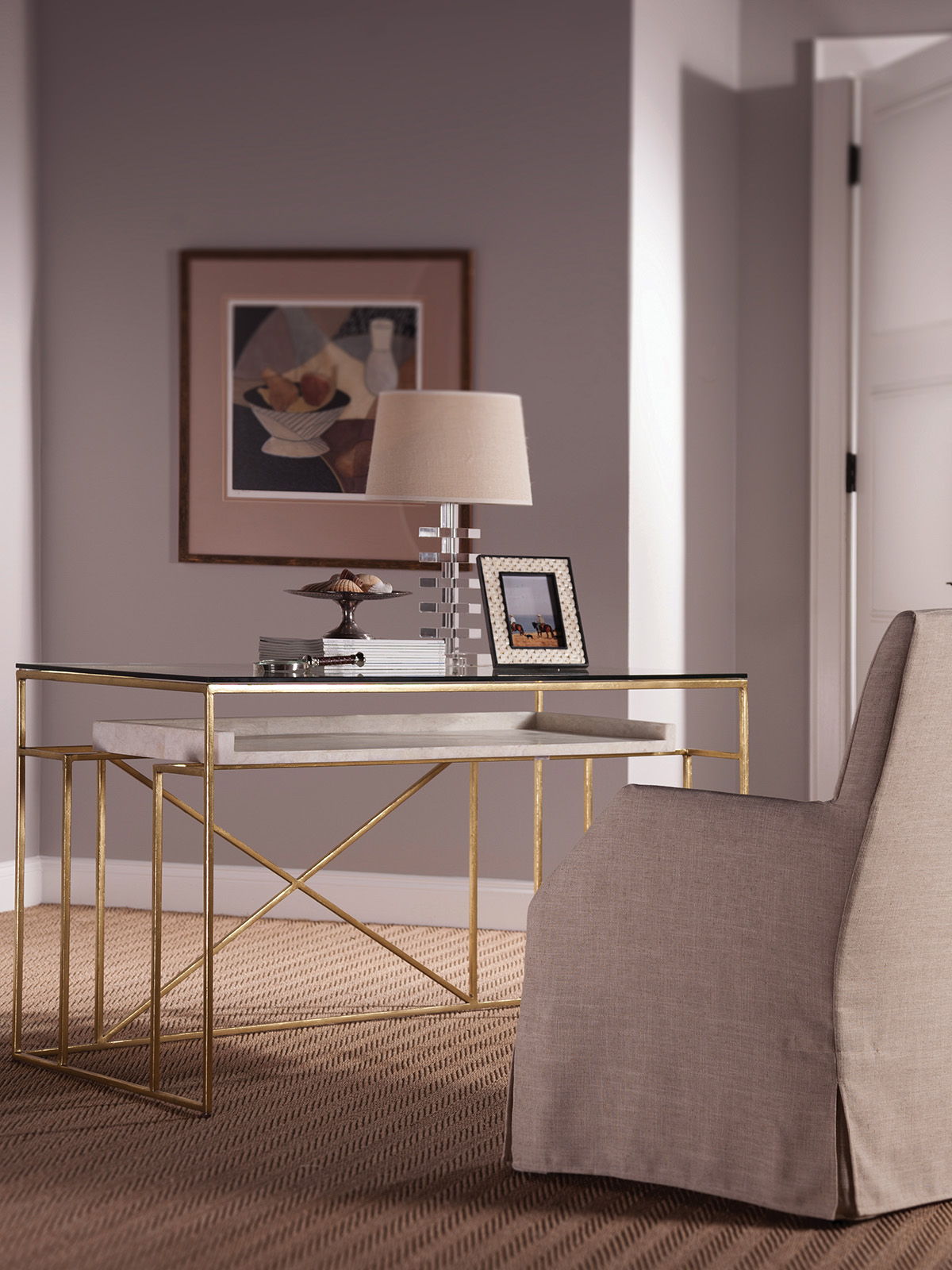 Signature Designs - Cumulus Capiz Writing Table