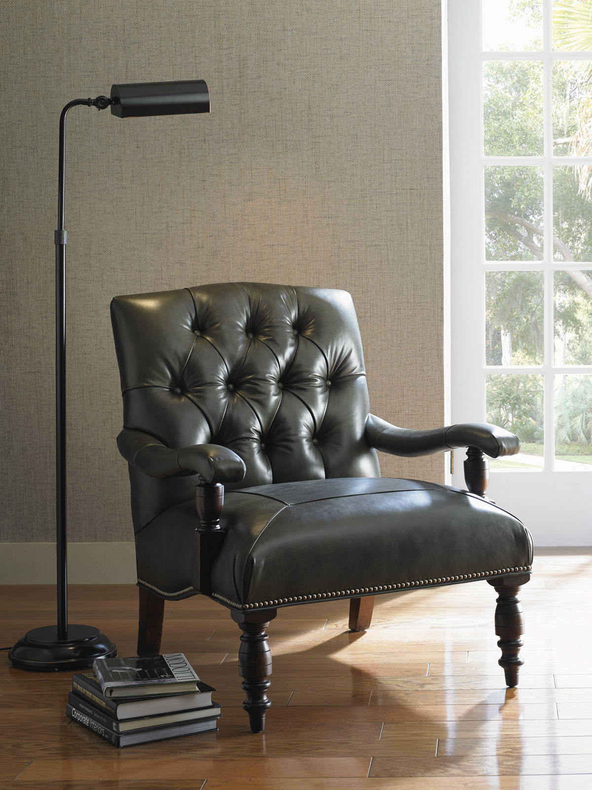 Lexington Leather - Wilshire Leather Chair - Dark Brown