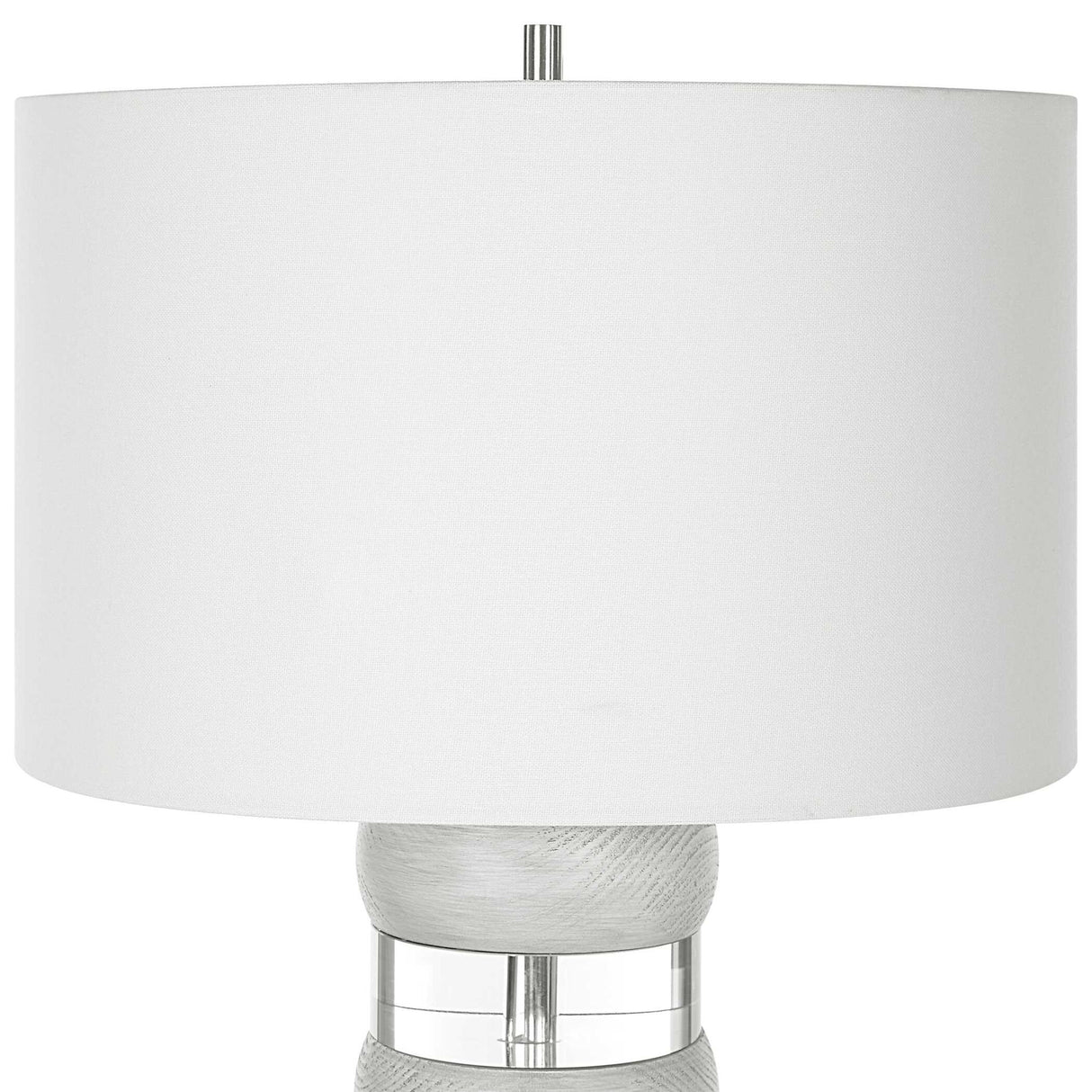 Band Together - Crystal & Wood Table Lamp