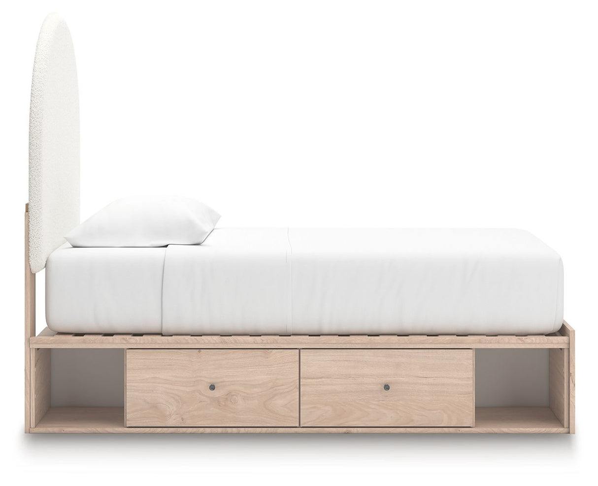 Arloster - Upholstered Panel Bed