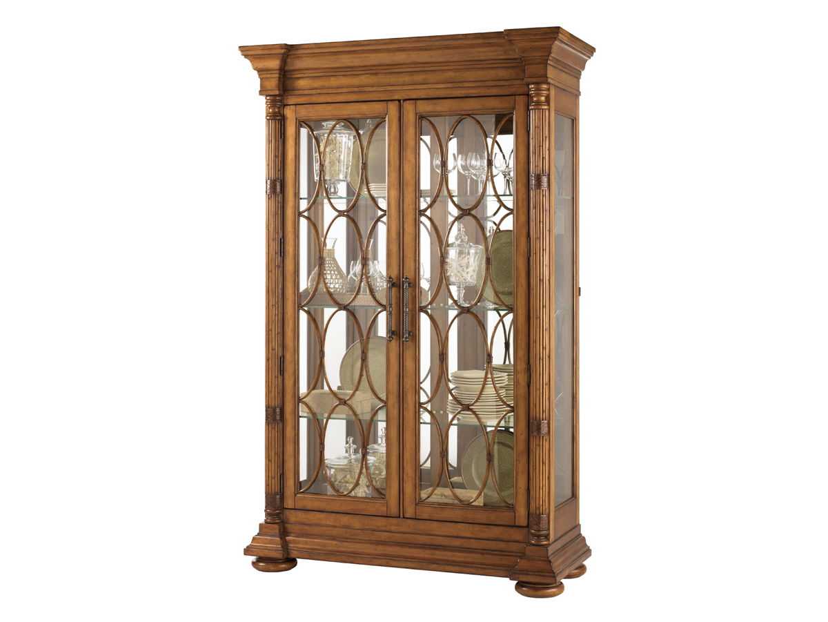 Island Estate - Mariana Display Cabinet - Dark Brown