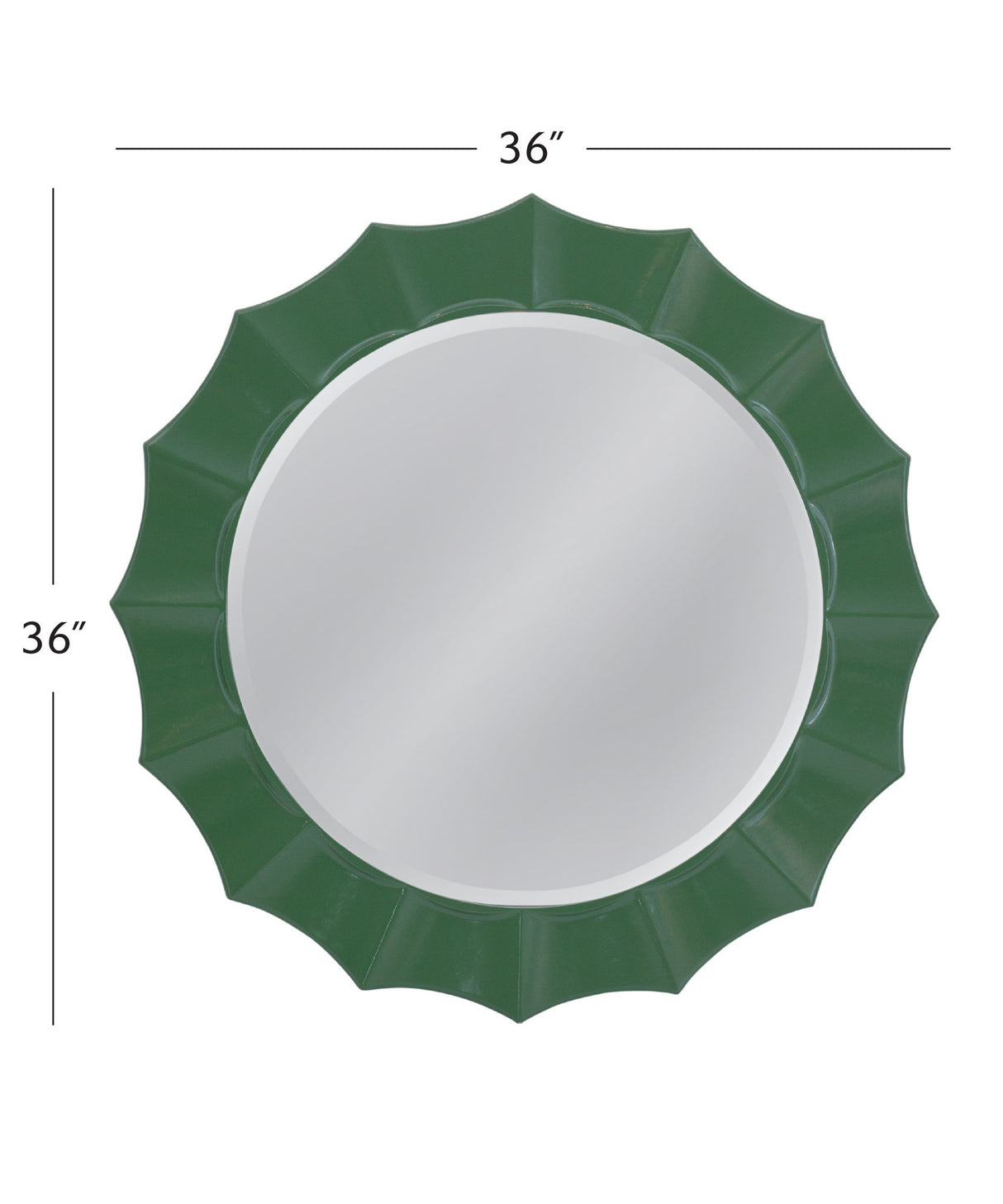 Altair - Wall Mirror - Green