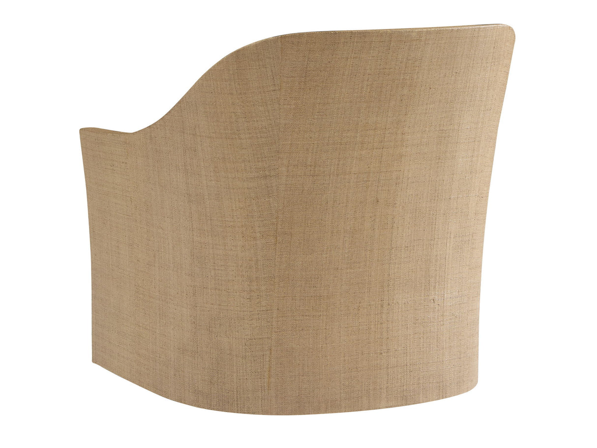 Key Biscayne - South Pointe Swivel Chair - Light Brown / Beige