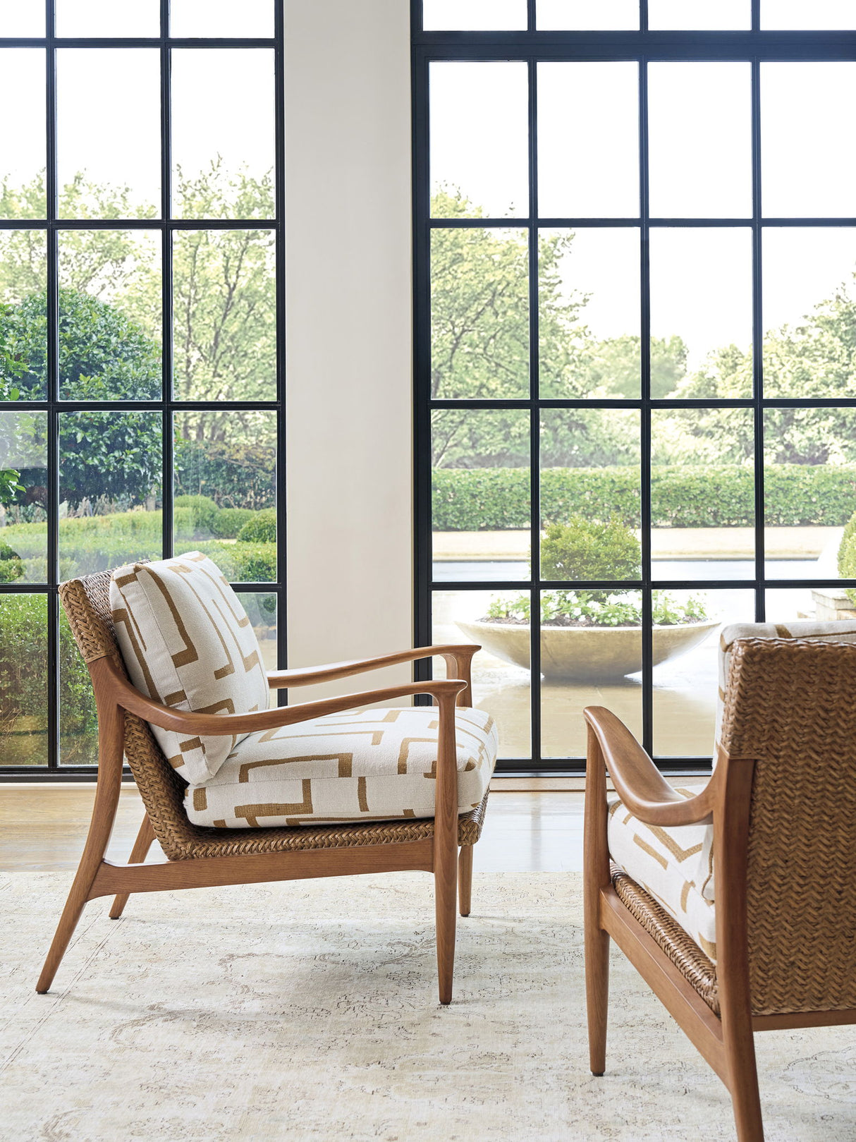 La Costa - Claremont Chair - Dark Brown / Beige