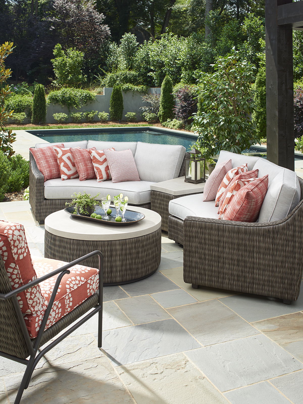 Cypress Point Ocean Terrace - Occasional Chair - Dark Gray