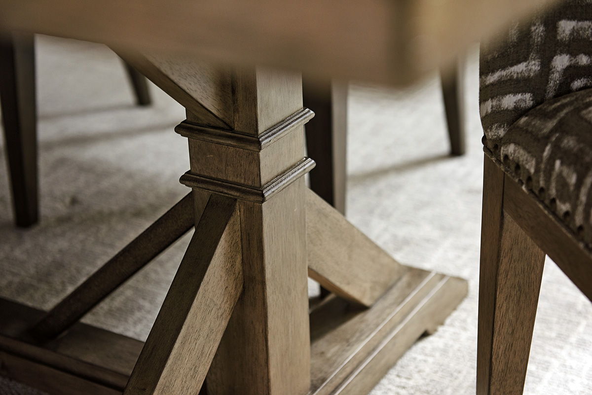 Cypress Point - Pierpoint Double Pedestal Dining Table - Dark Brown