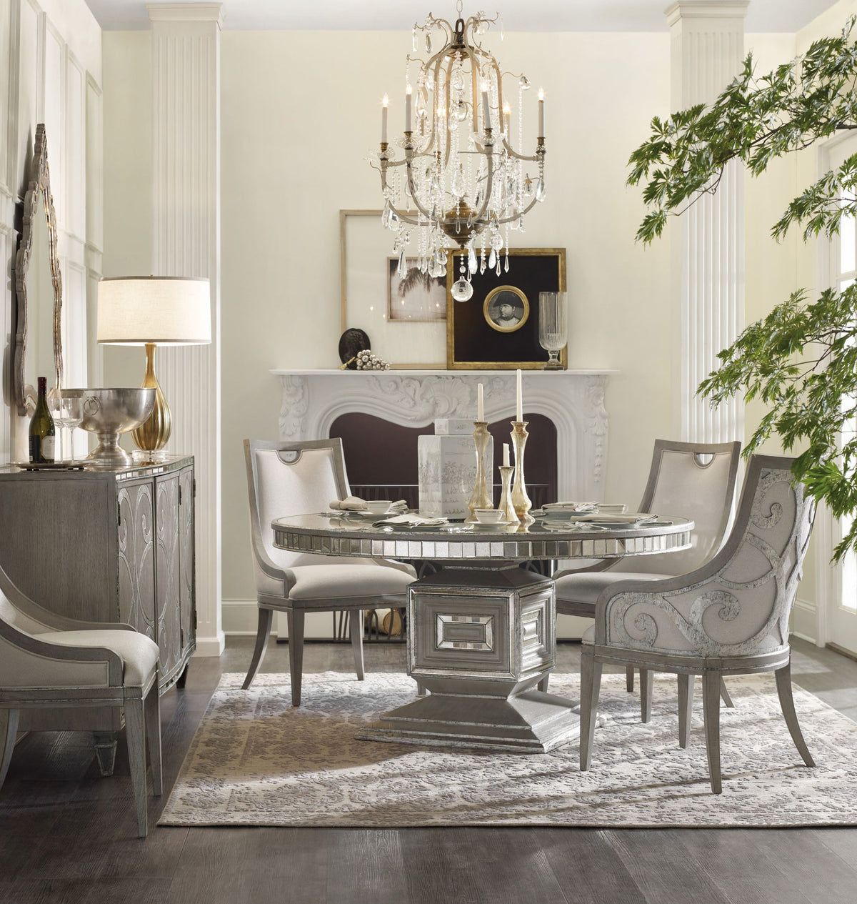 Sanctuary - Upholstered Side Chair (Set of 2) - Beige
