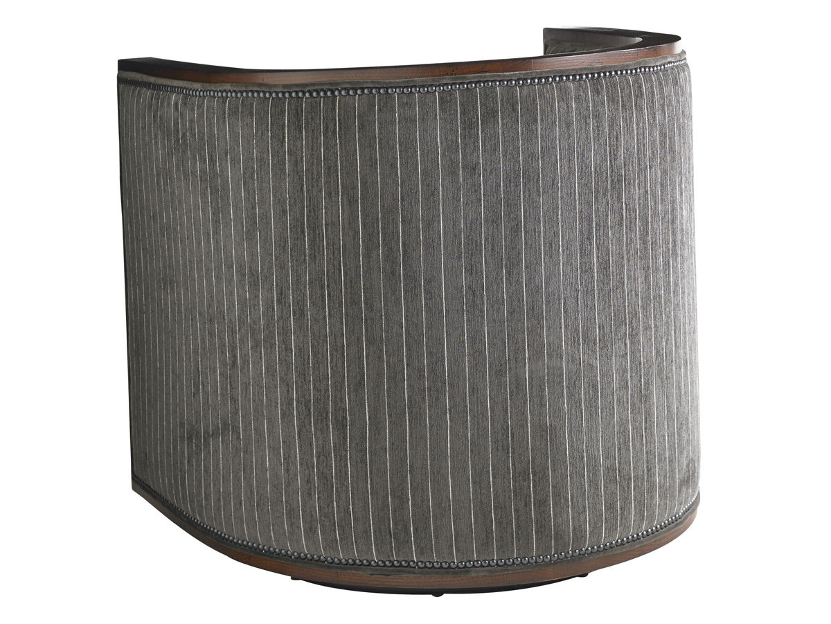Lexington Upholstery - Palermo Swivel Chair - Dark Gray