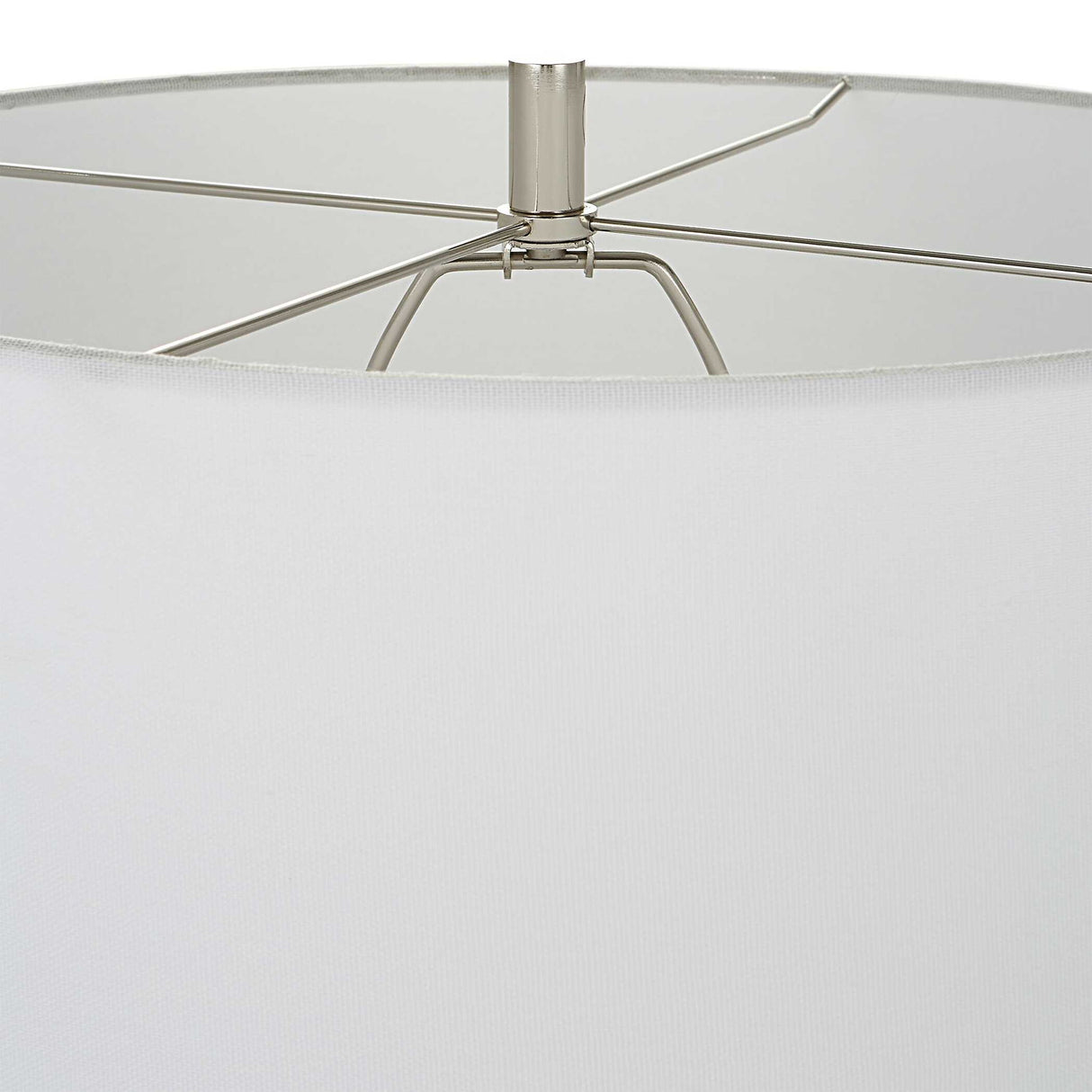 Breton - Nautical Stripe Table Lamp - White