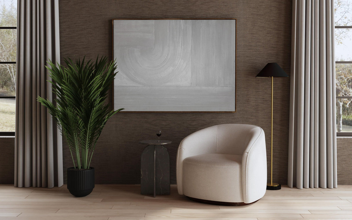 Abbey - Brown Accent Table - Dark Brown