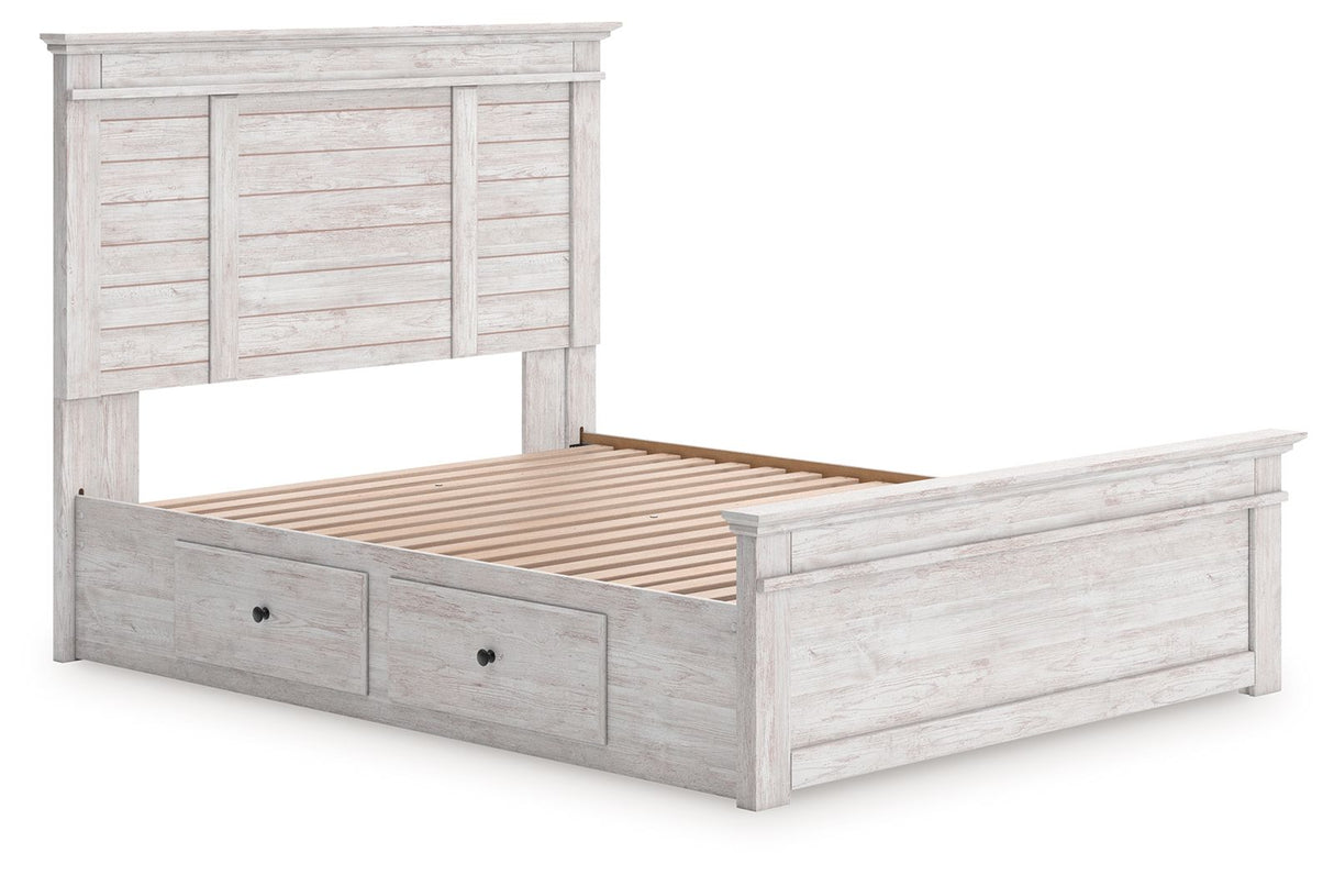 Makidern - Panel Storage Bed