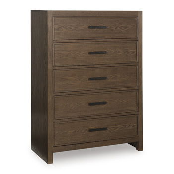 Ticanter - Five Drawer Chest - Brown