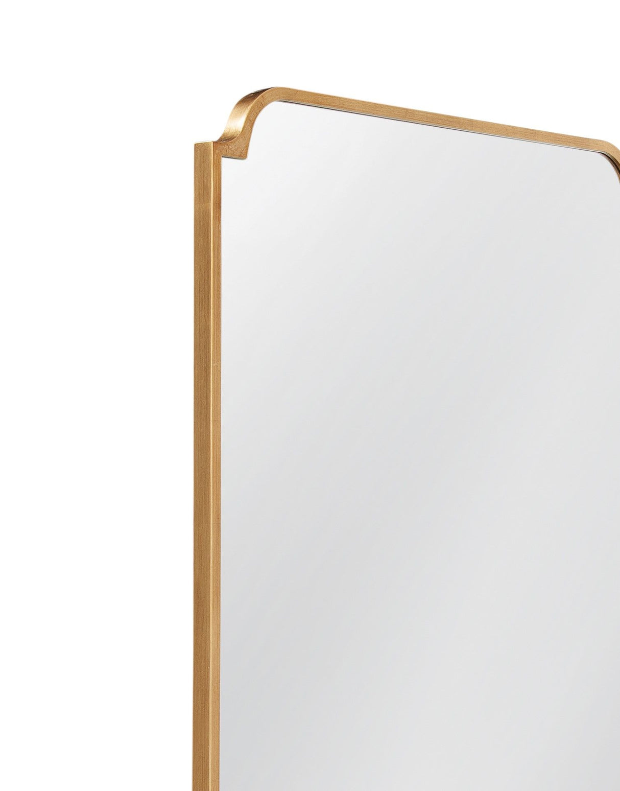 Isla - Floor Mirror - Gold Leaf