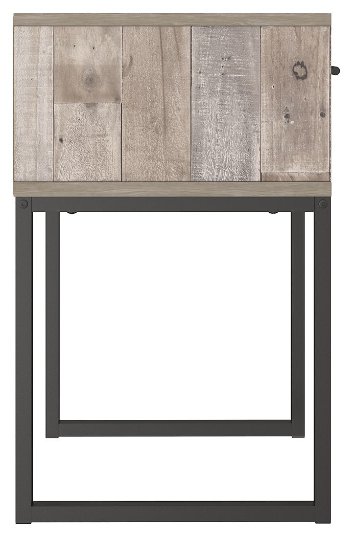 Neilsville - One Drawer Night Stand - Vinyl-Wrapped - Whitewash