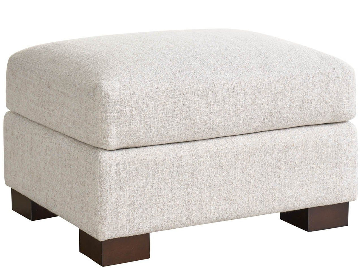 Brooklyn - Ottoman - Pearl Silver