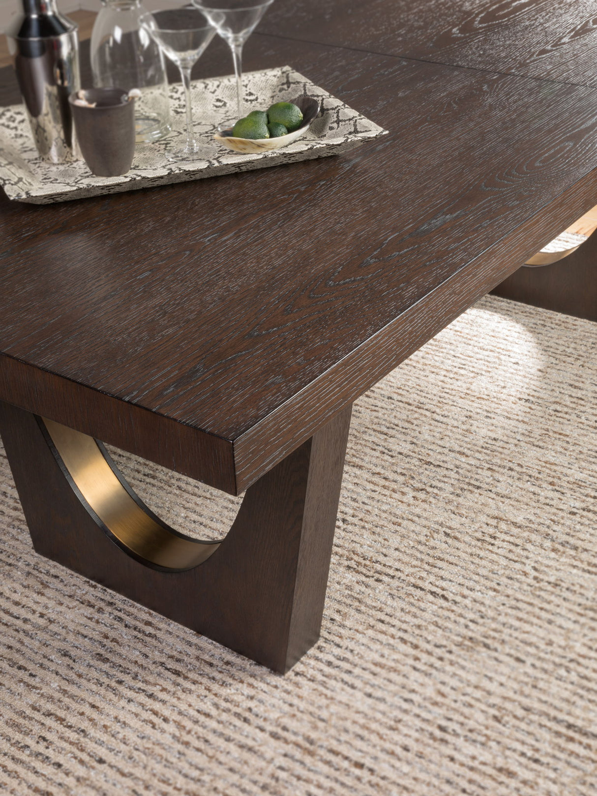 Verbatim - Rectangular Dining Table - Dark Brown