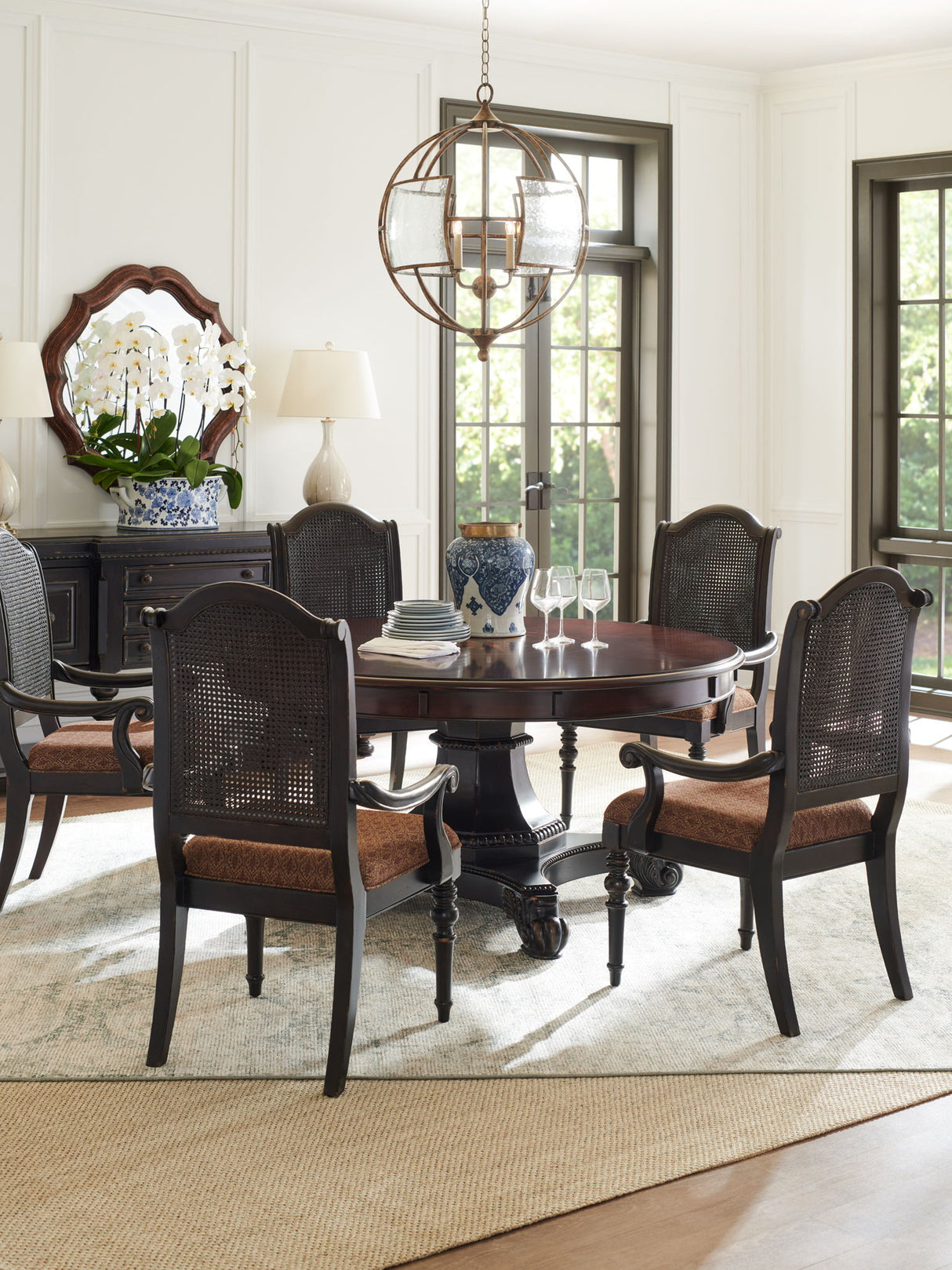 Kingstown - Bonaire Round Dining Table - Dark Brown
