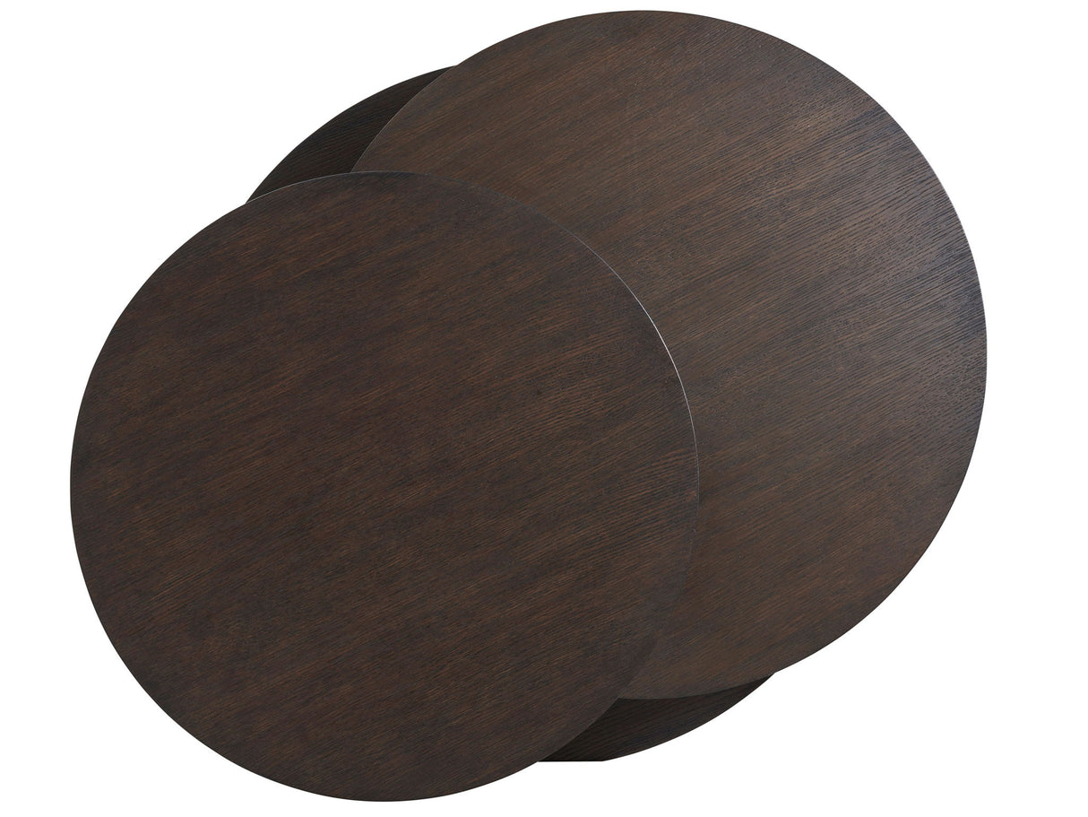 Park City - Mountaineer Round Cocktail Table - Dark Brown