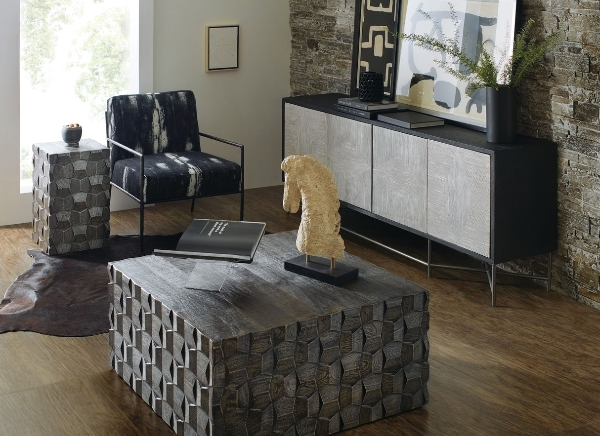 Commerce And Market - Fine Lines Credenza - Dark Gray