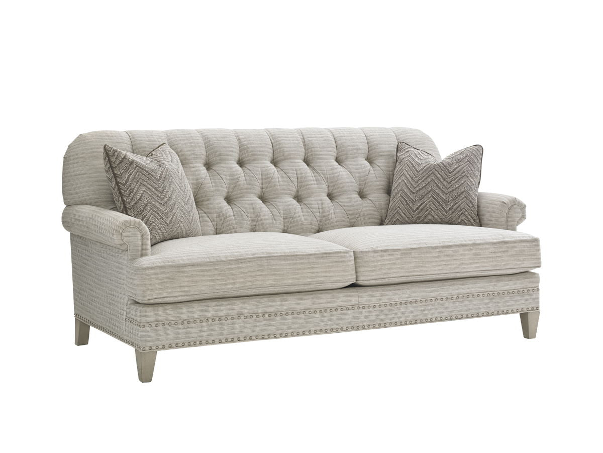 Oyster Bay - Hillstead Settee - Dark Gray