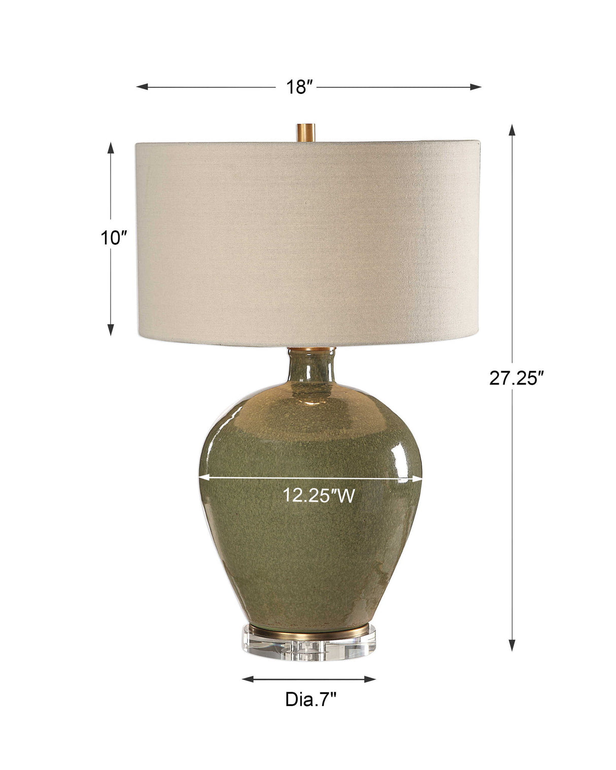 Elva - Table Lamp - Emerald