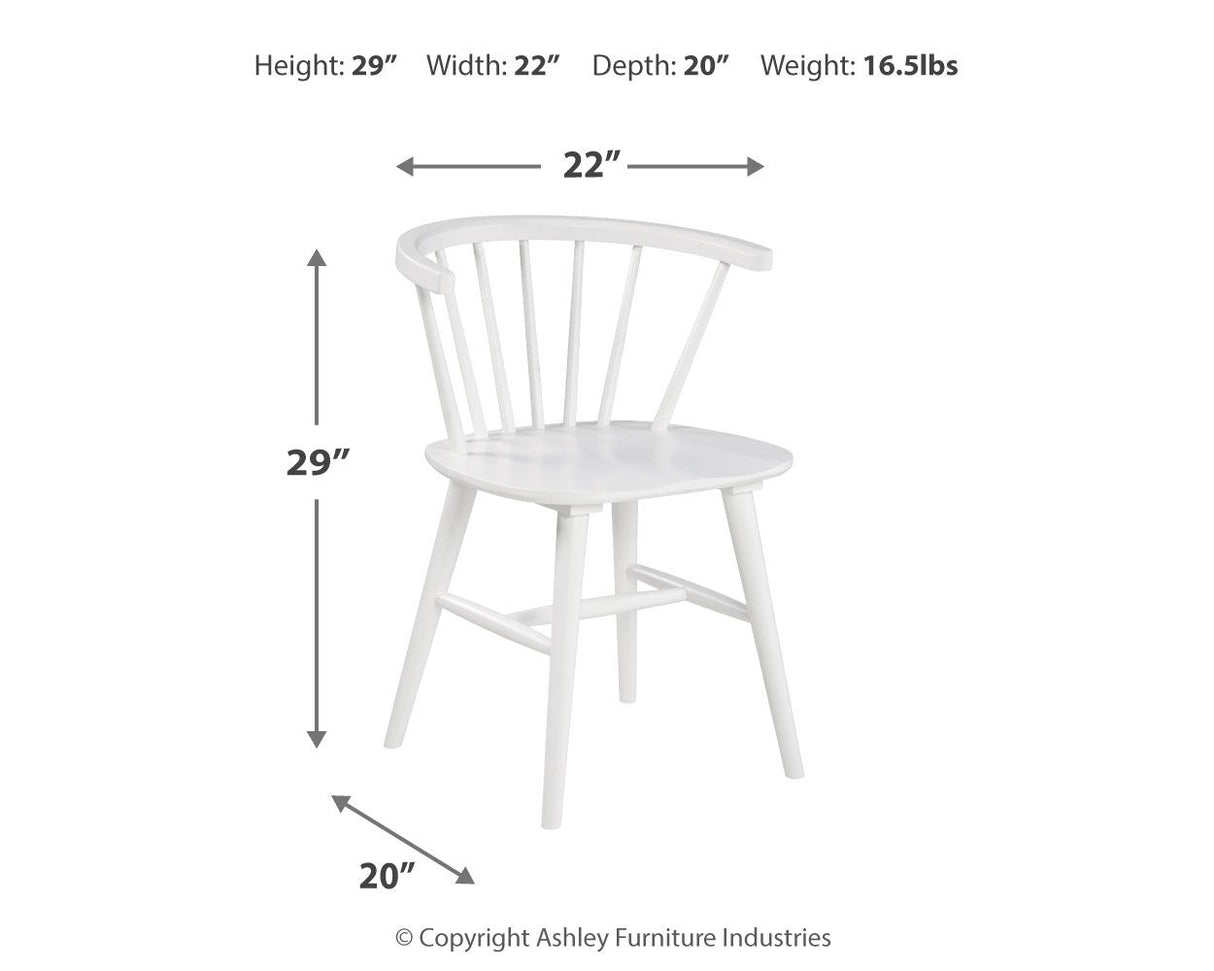 Grannen - Dining Room Side Chair (Set of 2) - White