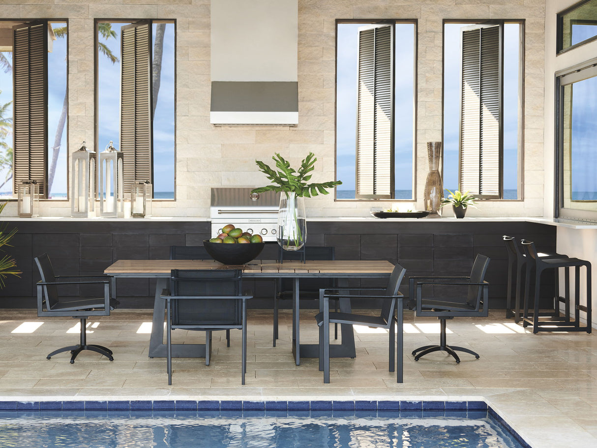 South Beach - Rectangular Dining Table - Dark Gray